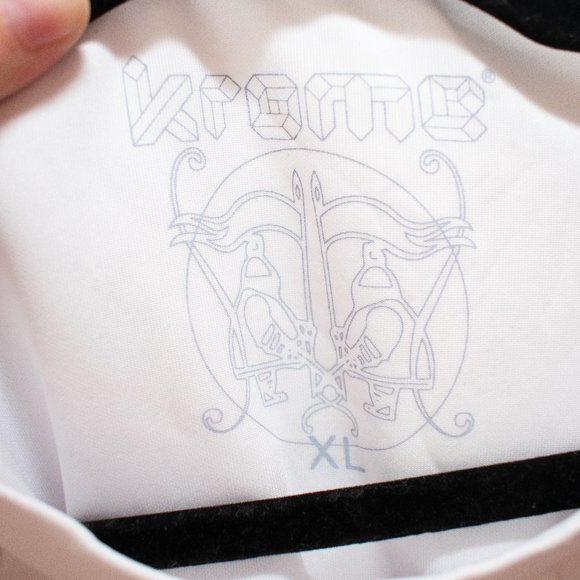 Krome XL Textured Mens White Shirt 100% Polyester - Picture 2 of 6